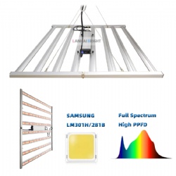 800W vertical led grow light full spectrum plant lamp RJ port dimming farming hydroponic Samsung lm301B horticulture lighting